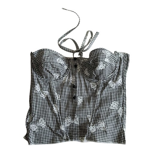 Gingham bustier
