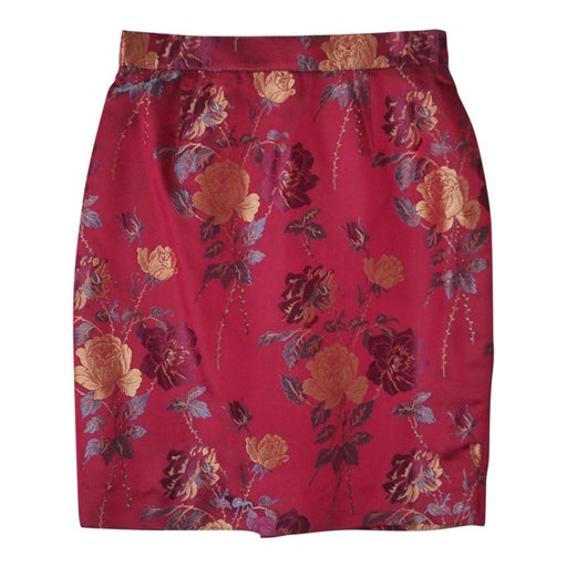 Mugler floral skirt