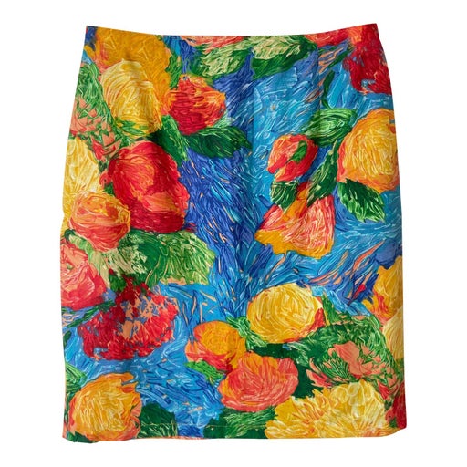 Floral short skirt