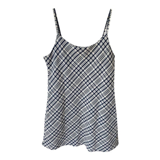 Checked mini dress