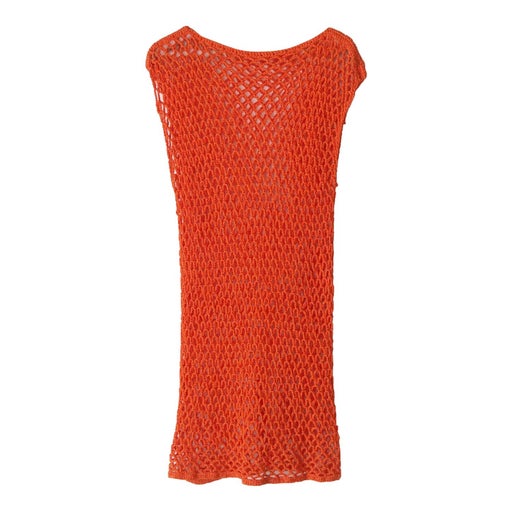 Crochet net dress