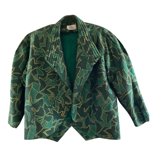 80's silk jacket