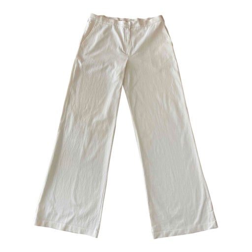 Pantalon flare blanc