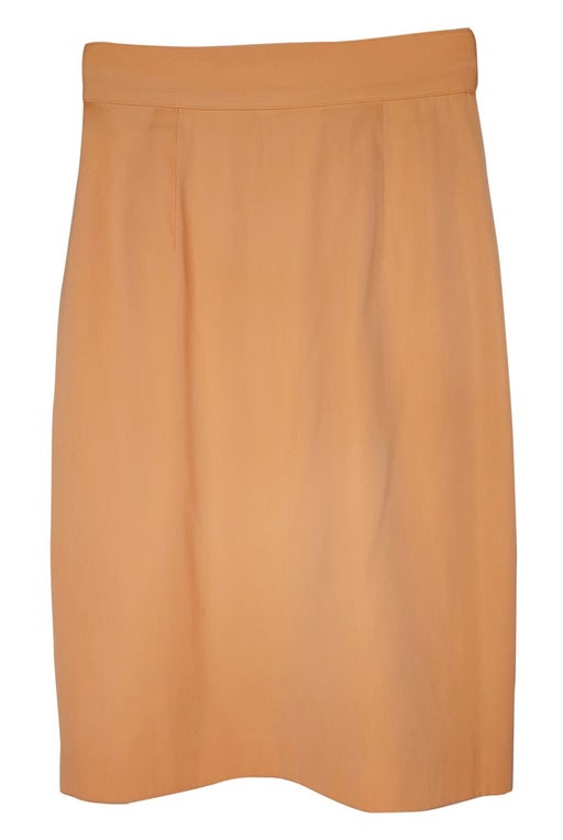 80's orange skirt