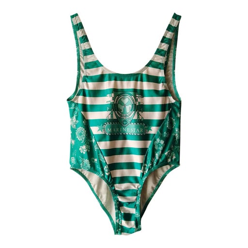 Striped swimsuit