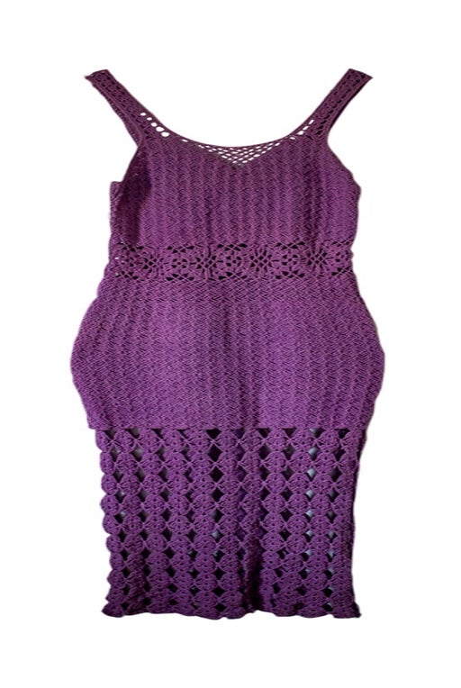 Long crochet dress