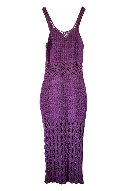 Long crochet dress