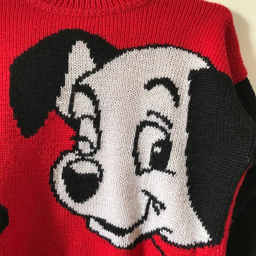90's printed jumper