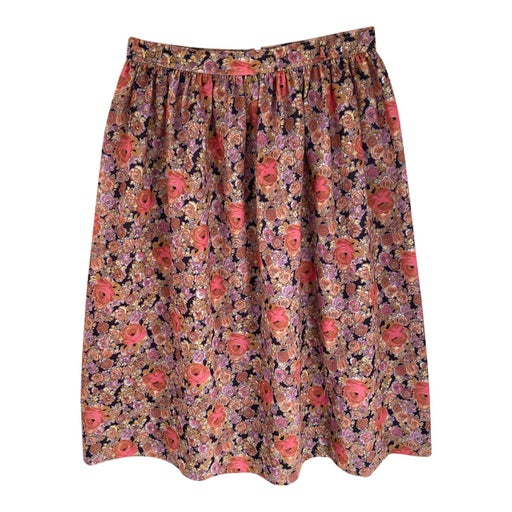Floral midi skirt