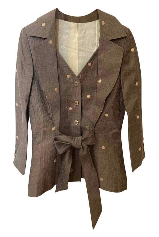 Silk jacket and waistcoat