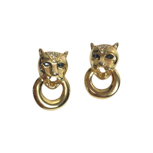 Panther earrings