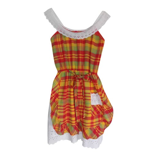 80's plaid dress