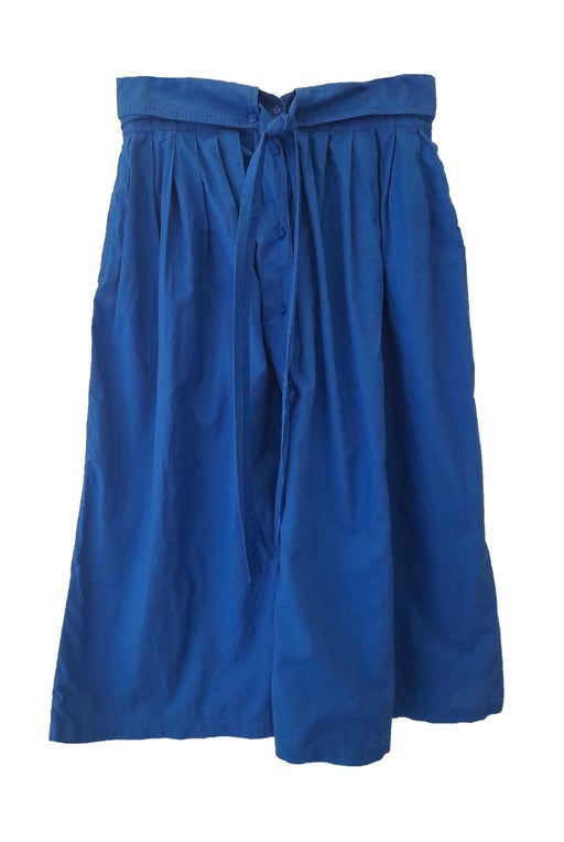 Blue cotton skirt