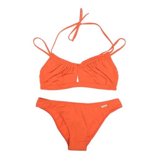 orange swimsuit