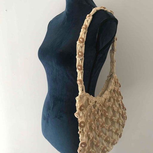 90's crochet bag