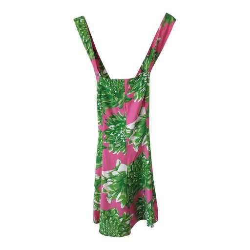 Floral backless dress