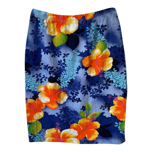 Floral midi skirt