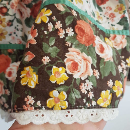 Floral midi skirt