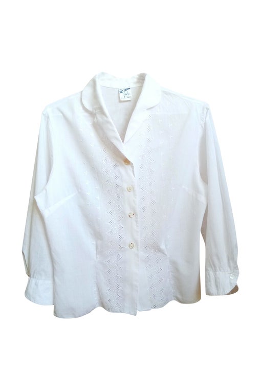 Chemise en coton brodée