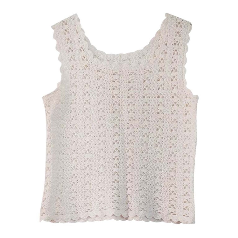 Top en crochet