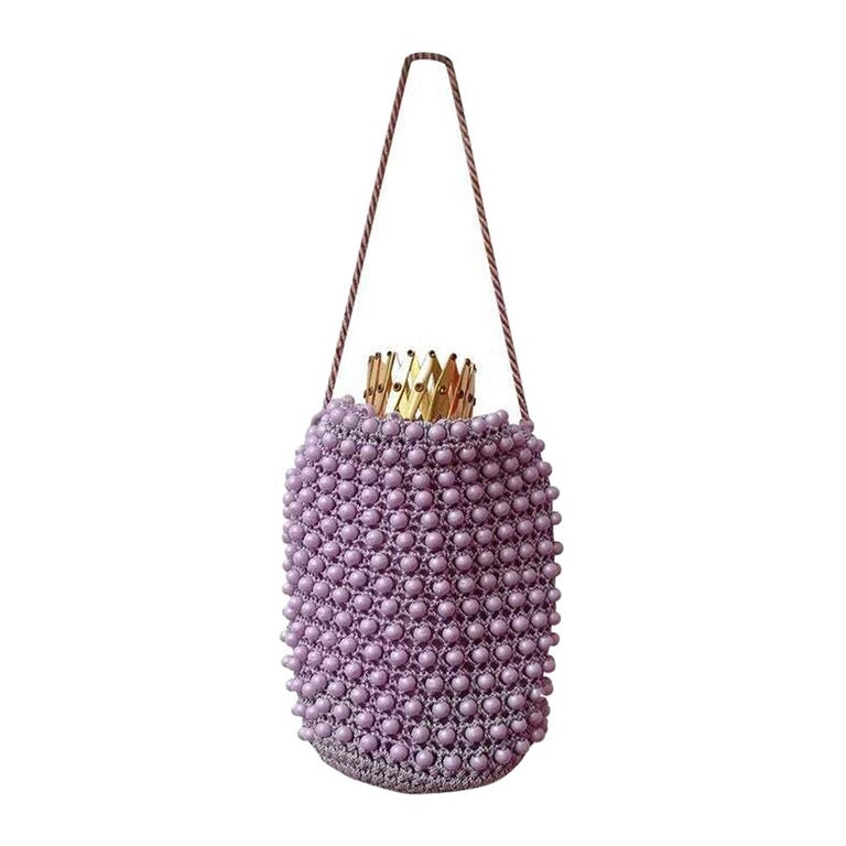 Sac mini en perles et crochet