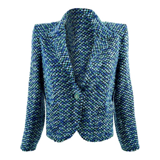 Blue wool blazer