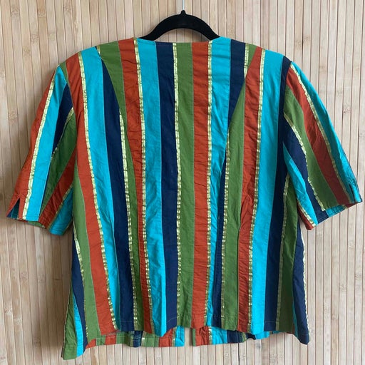 80's striped top