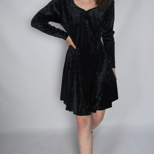 Velvet mini dress
