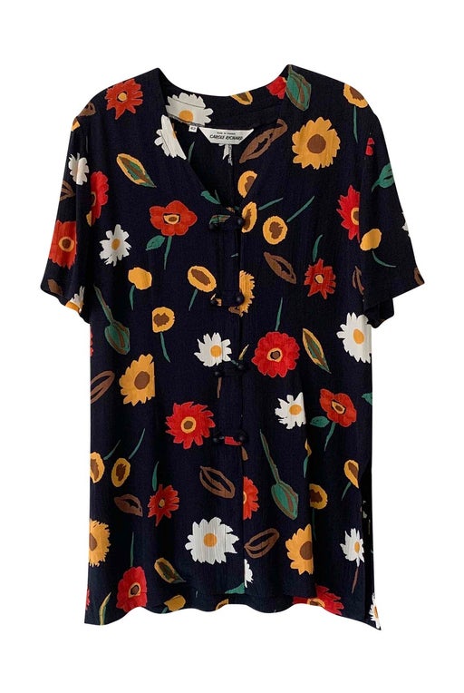 Blouse à fleurs