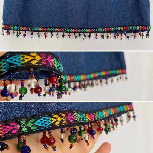 Crop top en jean 