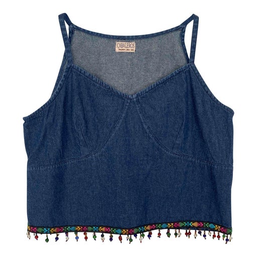 Crop top en jean 