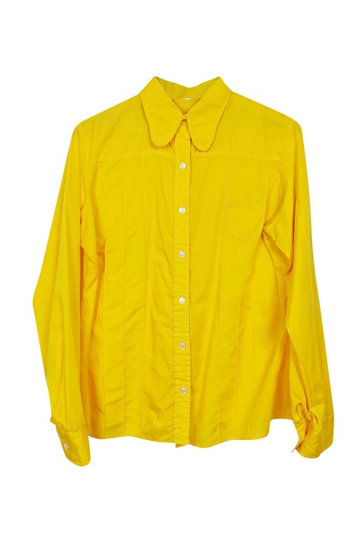 70's yellow shirt