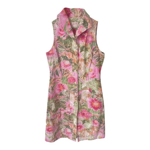Floral shirt dress