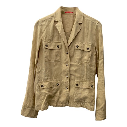 Linen safari jacket
