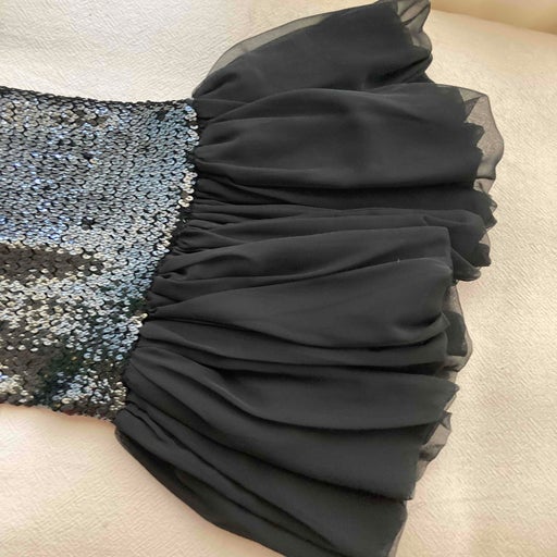 Sequin strapless dress