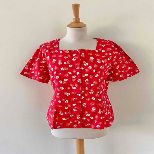 Blouse à fleurs