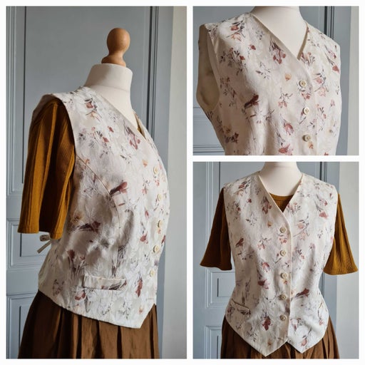 Gilet à fleurs