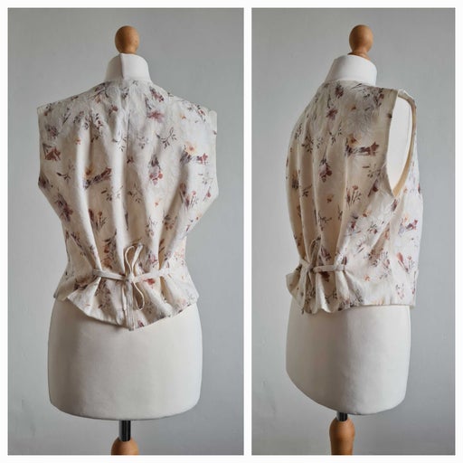 Gilet à fleurs