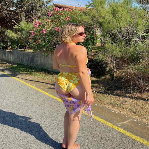 Maillot de bain à fleurs