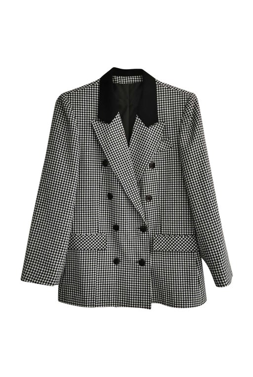 Houndstooth blazer