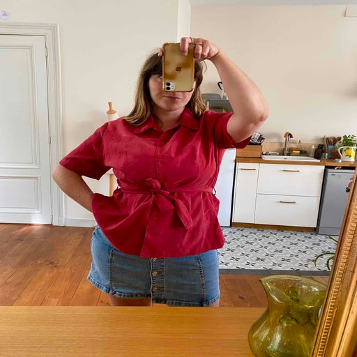 Saharienne en soie