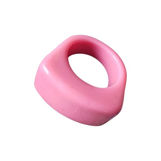 Pink plastic ring