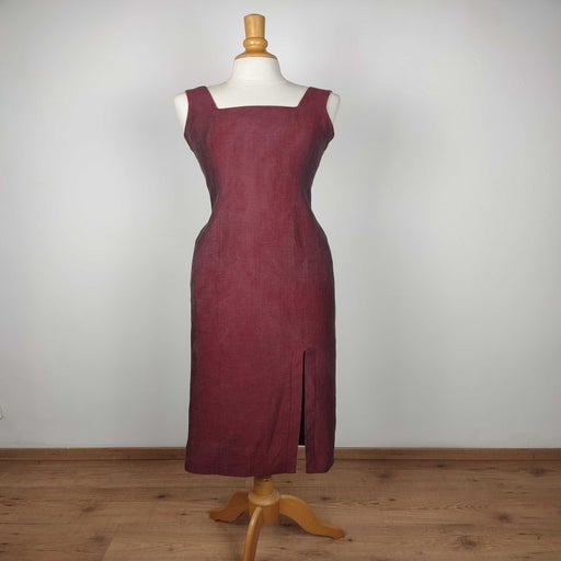 Robe longue en lin