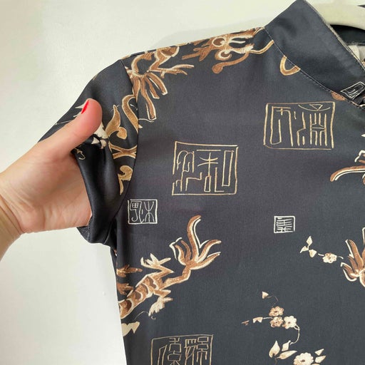 Robe longue asiatique