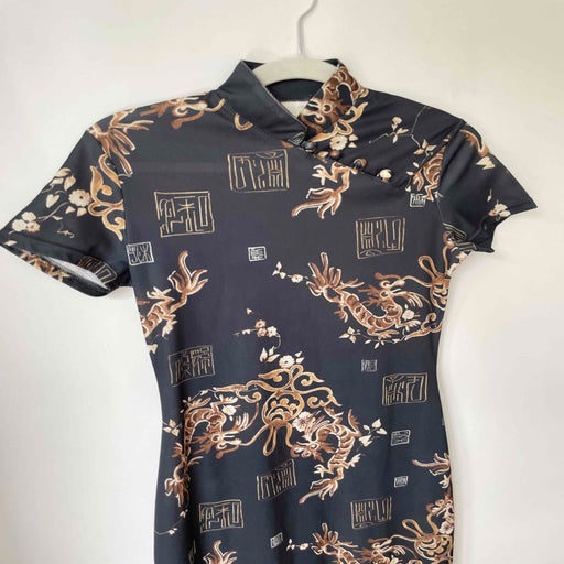 Robe longue asiatique