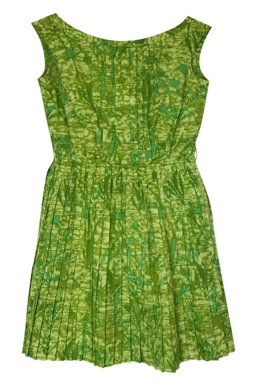 60's printed dress