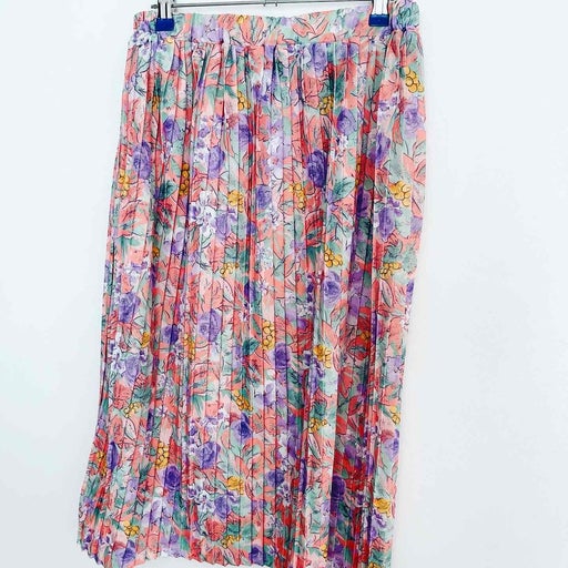 Floral pleated skirt set
