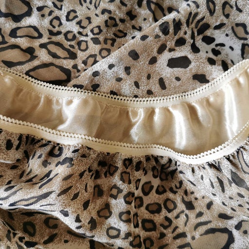 90's leopard skirt