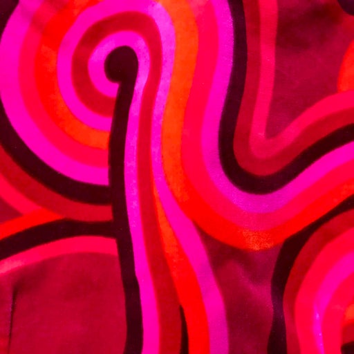 Crop top en velours 70's