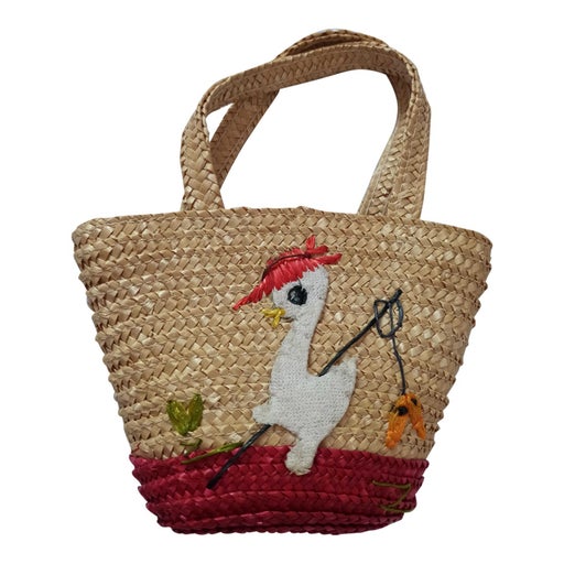 Mini panier brodé